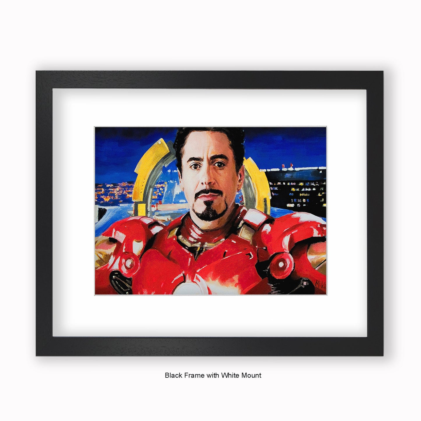 Iron Man - Robert Downey Jr. - Mounted & Framed Art Print