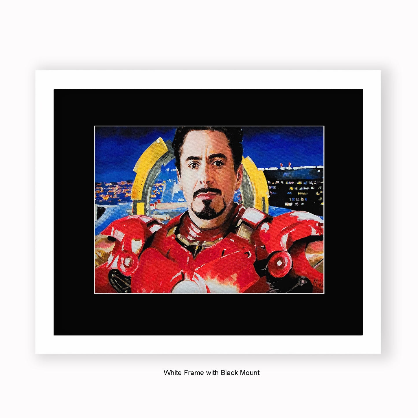Iron Man - Robert Downey Jr. - Mounted & Framed Art Print