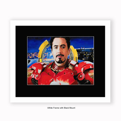 Iron Man - Robert Downey Jr. - Mounted & Framed Art Print