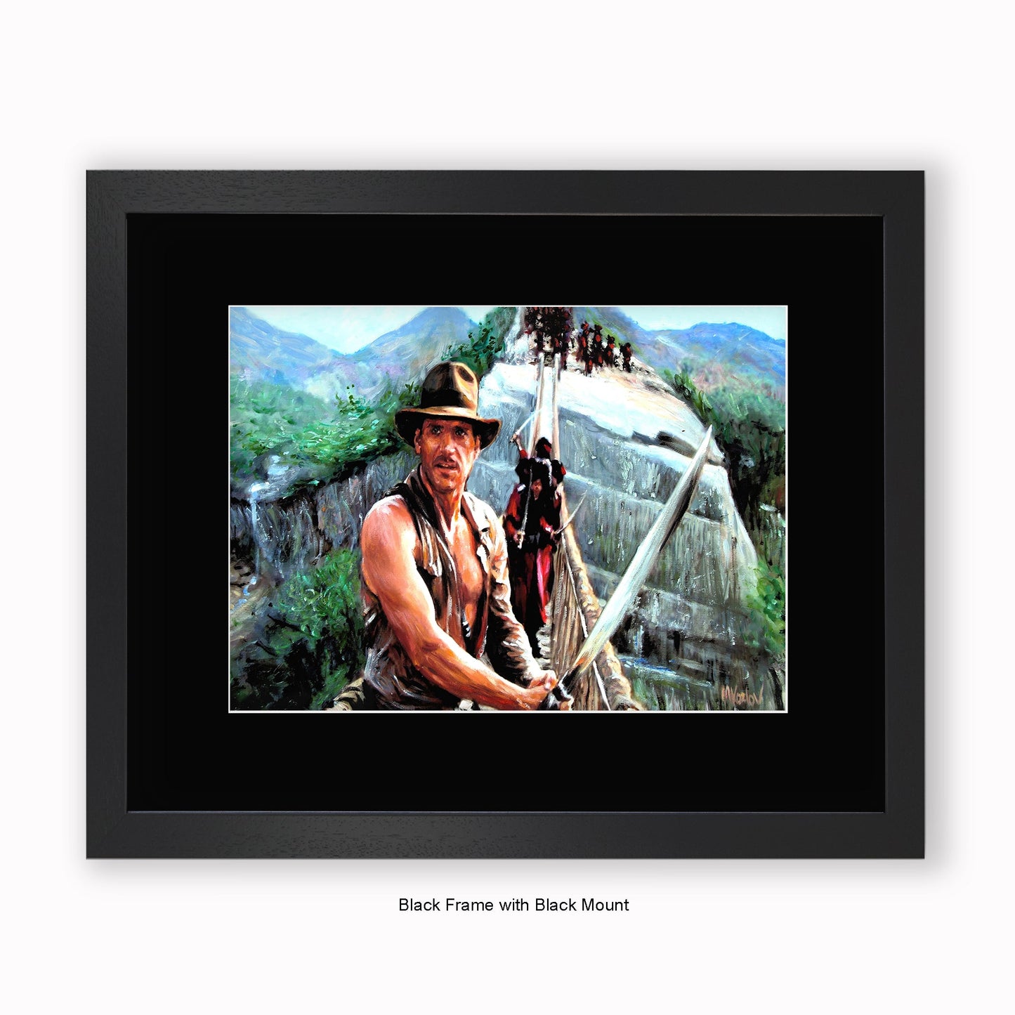 Indiana Jones - Sword - Mounted & Framed Art Print