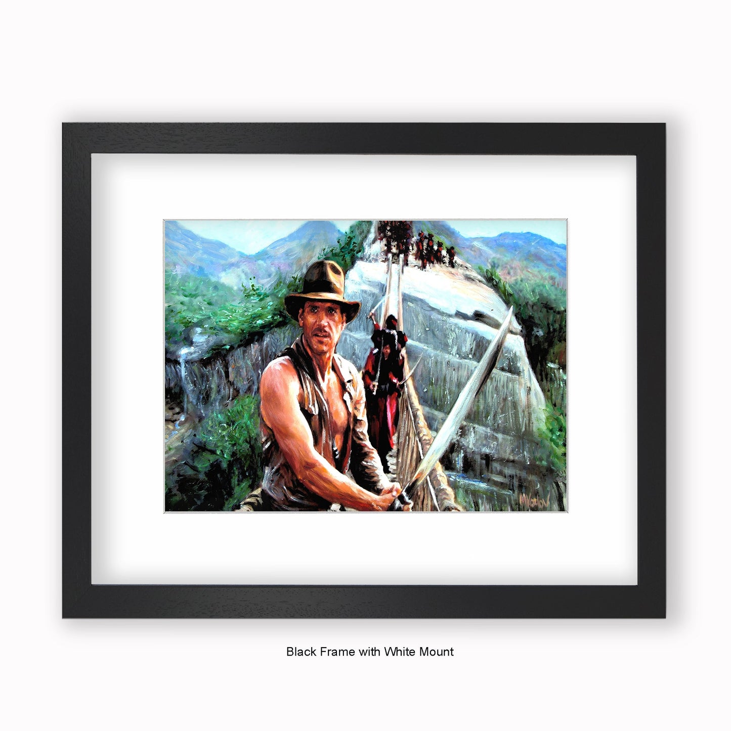 Indiana Jones - Sword - Mounted & Framed Art Print