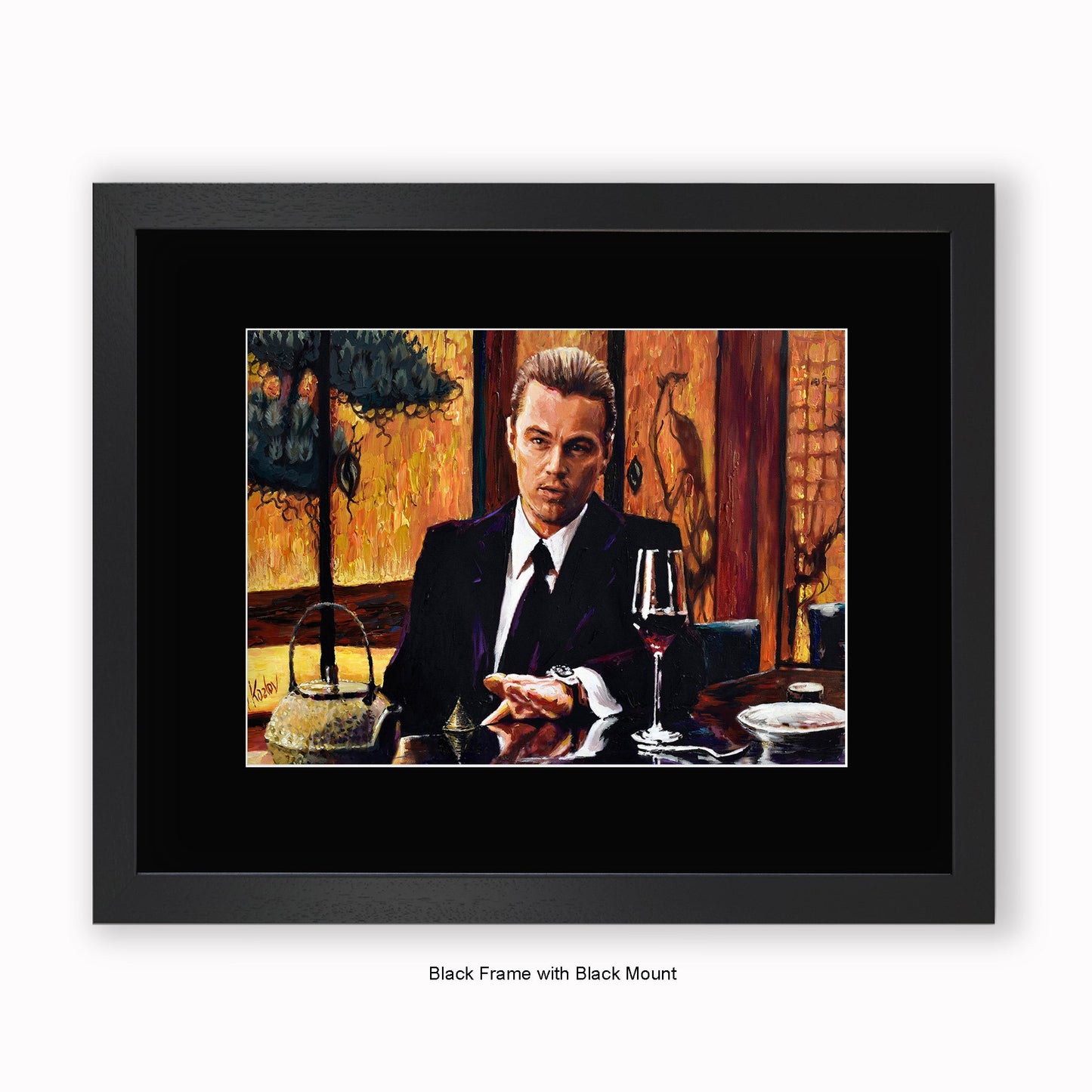 Inception - Leonardo Di Caprio - Mounted & Framed Art Print