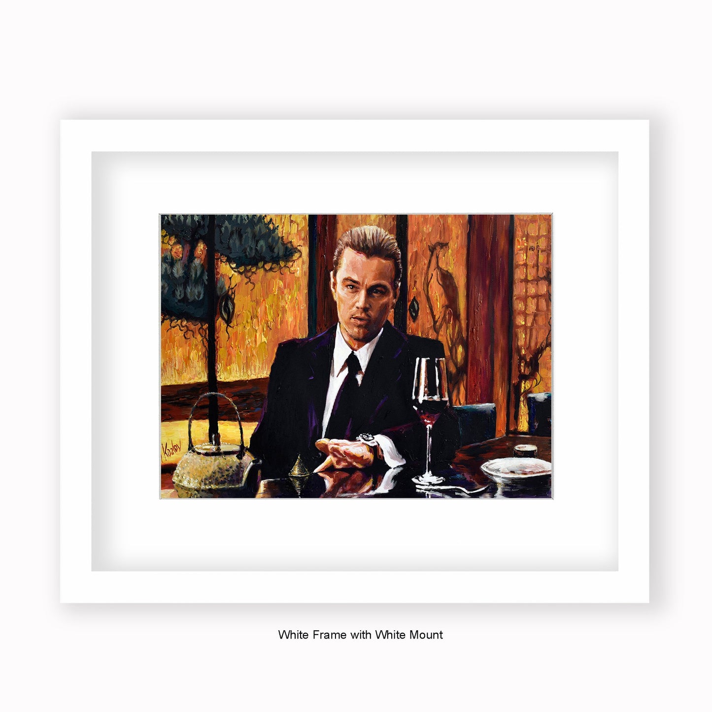 Inception - Leonardo Di Caprio - Mounted & Framed Art Print