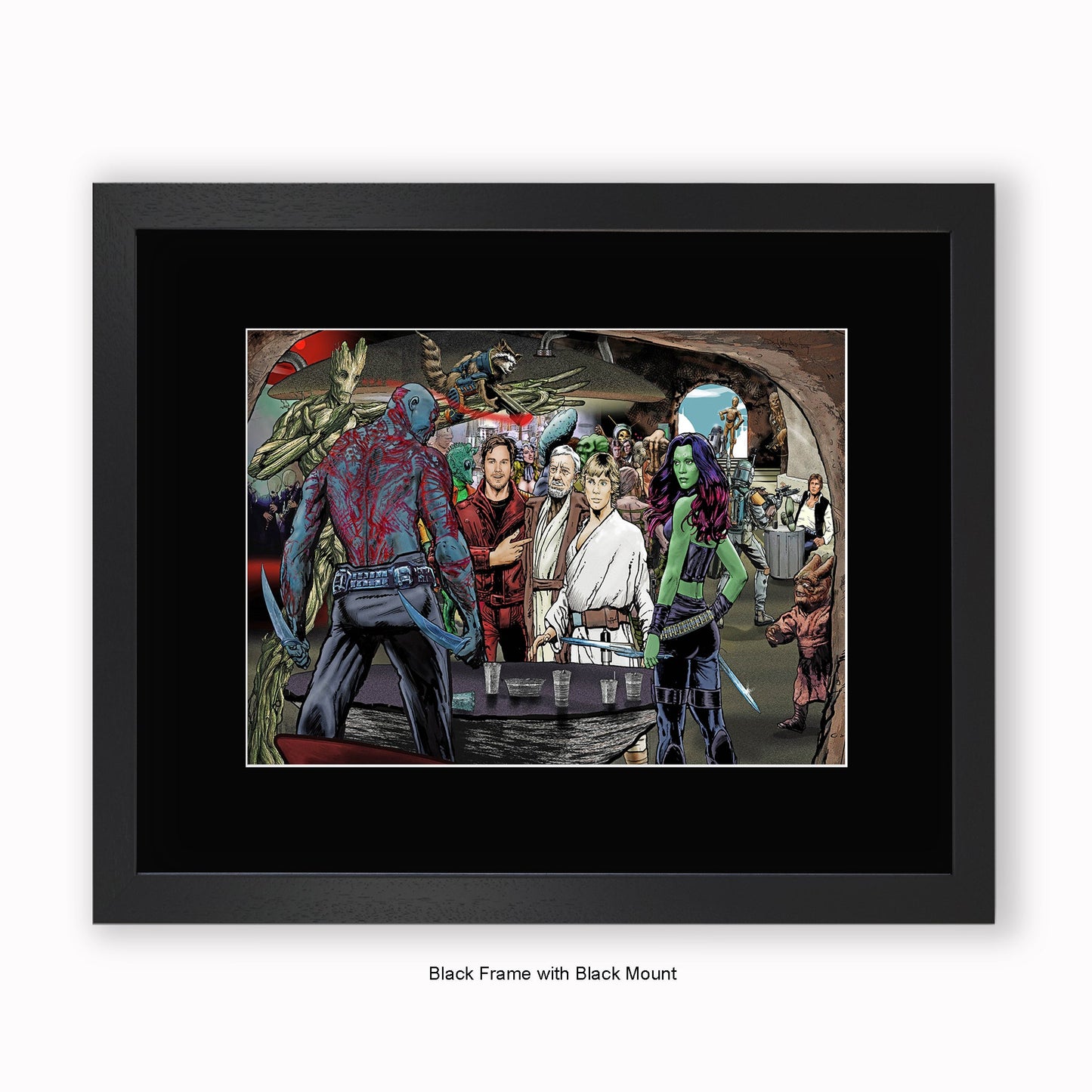 Guardian of the Galaxy - Mounted & Framed Art Print