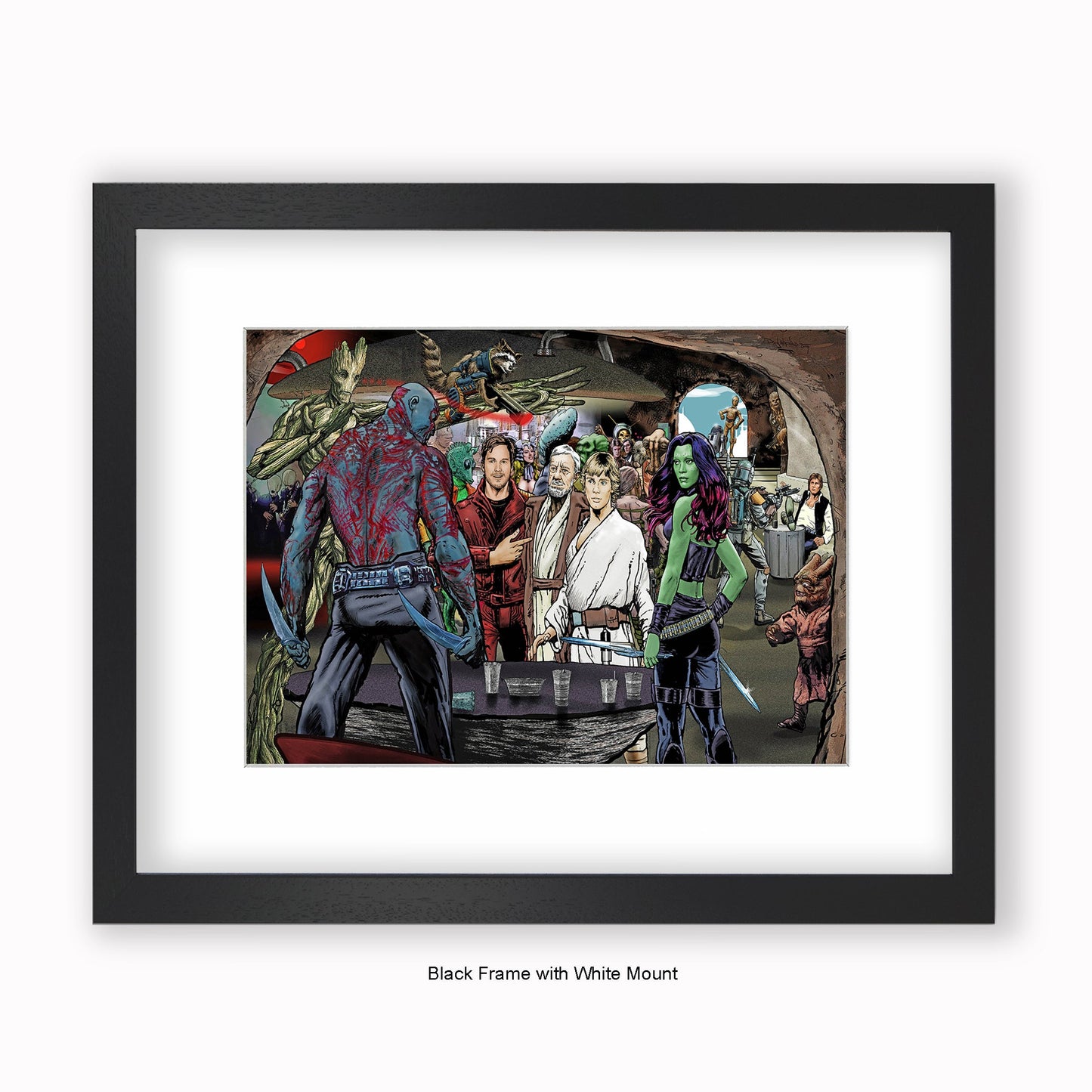 Guardian of the Galaxy - Mounted & Framed Art Print