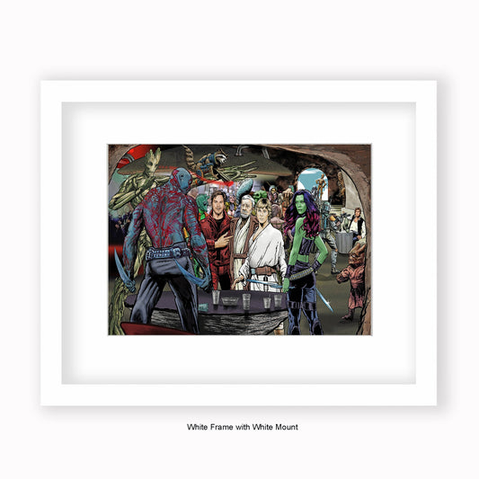 Guardian of the Galaxy - Mounted & Framed Art Print