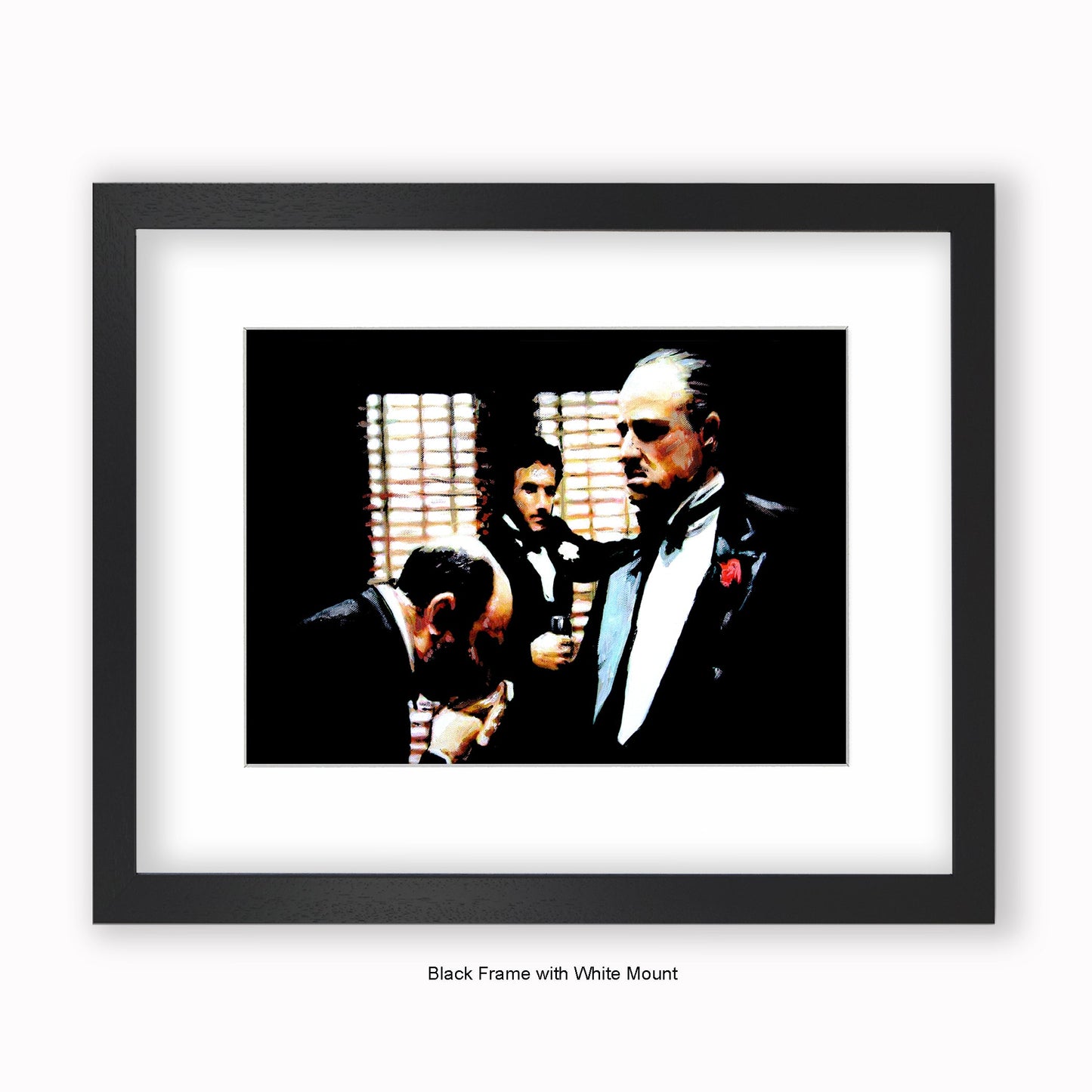 Godfather - Kiss - Mounted & Framed Art Print