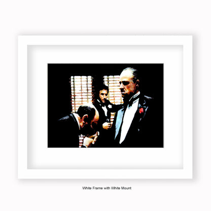 Godfather - Kiss - Mounted & Framed Art Print