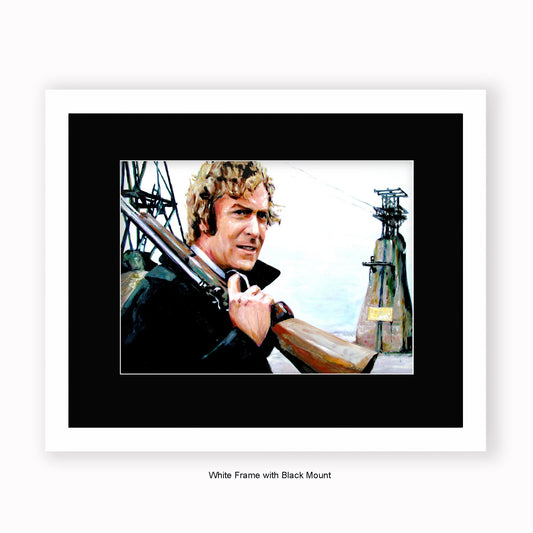 Get Carter - Gun - Mounted & Framed Art Print