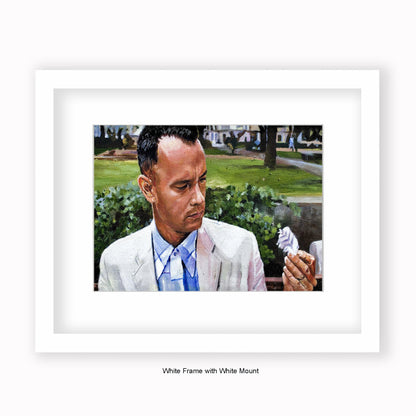 Forrest Gump - Bench - Mounted & Framed Art Print