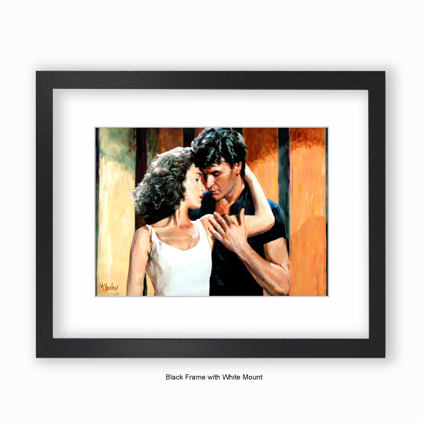 Dirty Dancing - Couple - Mounted & Framed Art Print