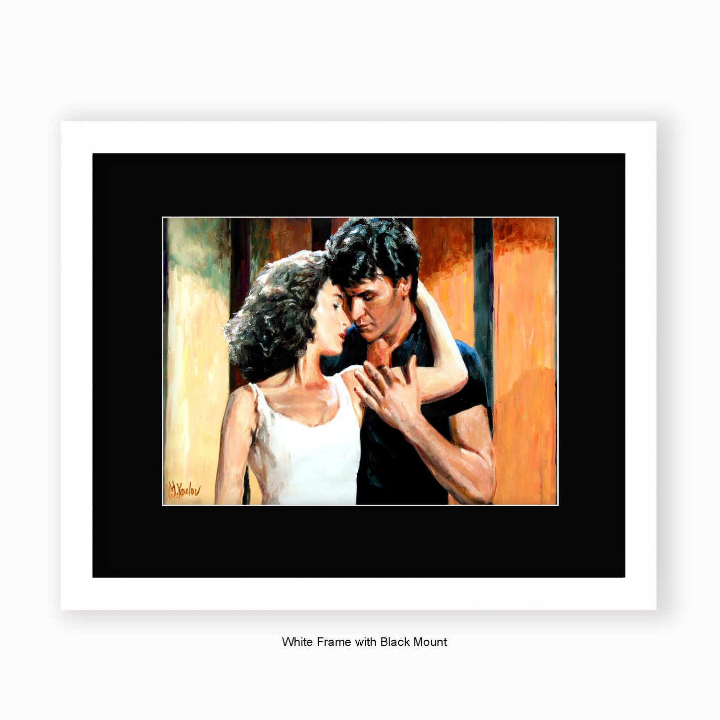 Dirty Dancing - Couple - Mounted & Framed Art Print