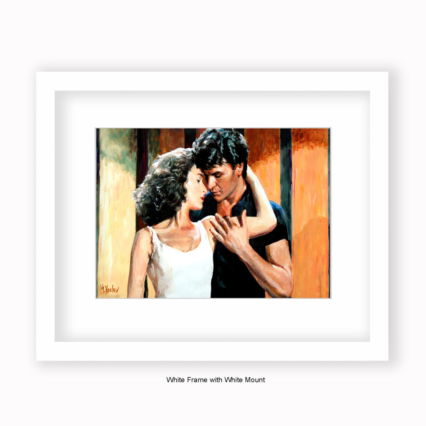 Dirty Dancing - Couple - Mounted & Framed Art Print