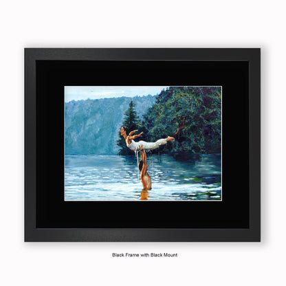 Dirty Dancing - Lake - Mounted & Framed Art Print