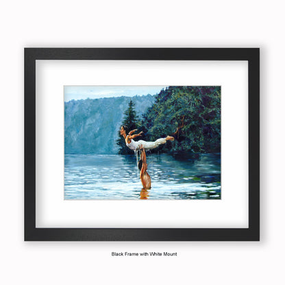 Dirty Dancing - Lake - Mounted & Framed Art Print