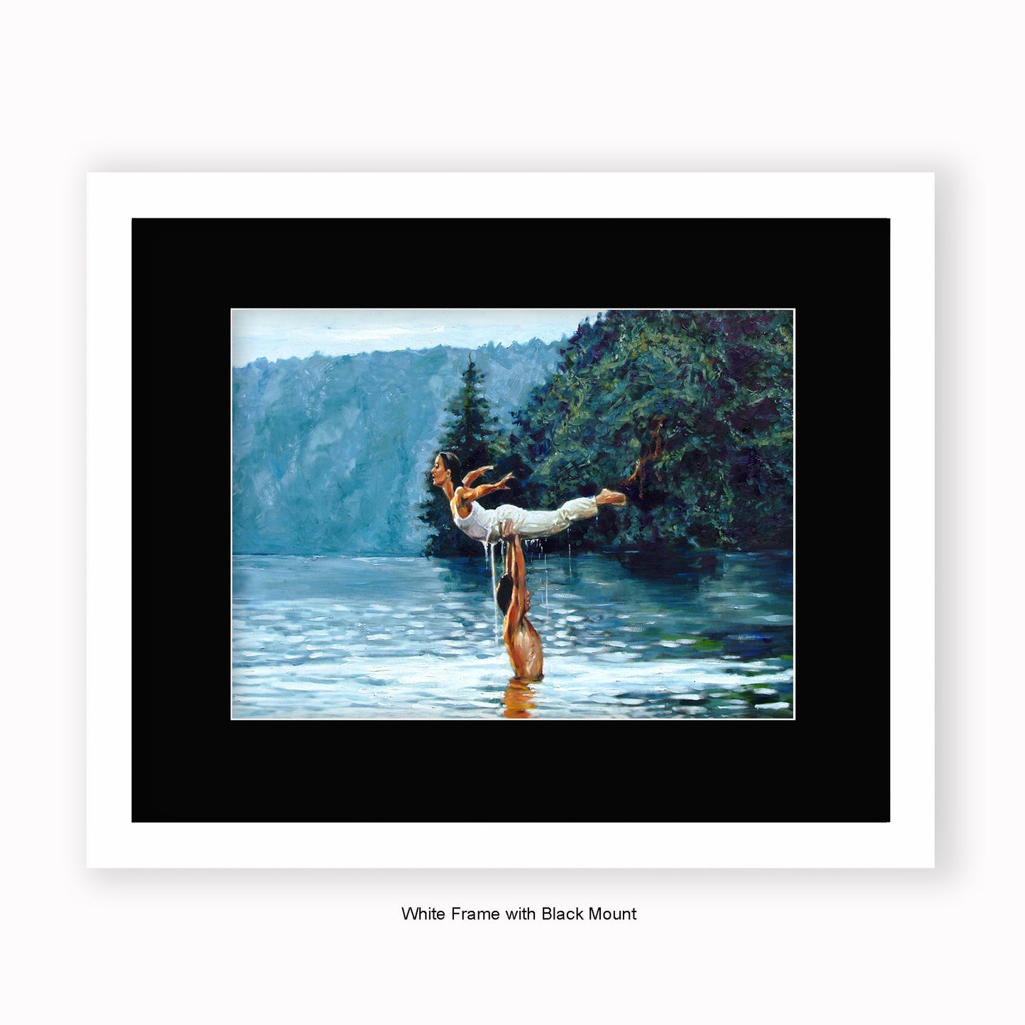 Dirty Dancing - Lake - Mounted & Framed Art Print