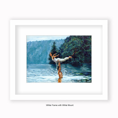 Dirty Dancing - Lake - Mounted & Framed Art Print