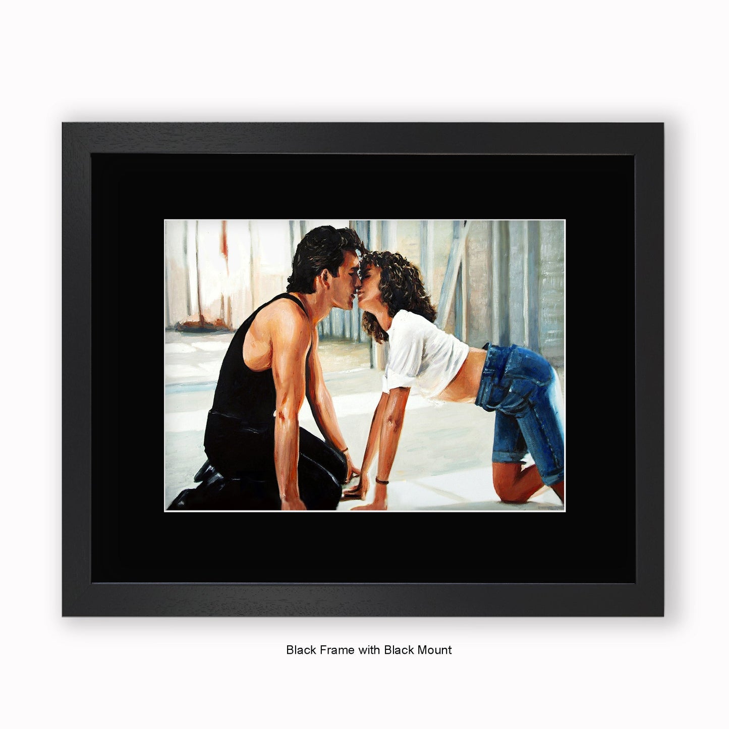 Dirty Dancing - Kiss - Mounted & Framed Art Print