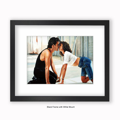 Dirty Dancing - Kiss - Mounted & Framed Art Print