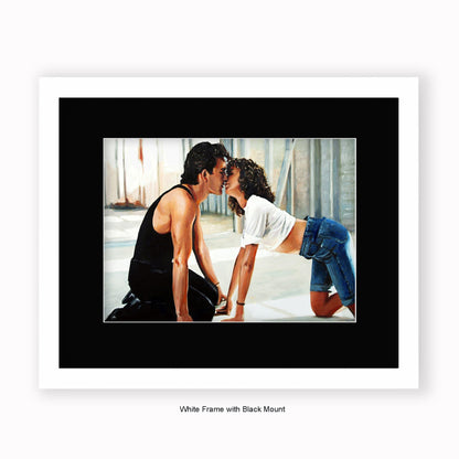Dirty Dancing - Kiss - Mounted & Framed Art Print