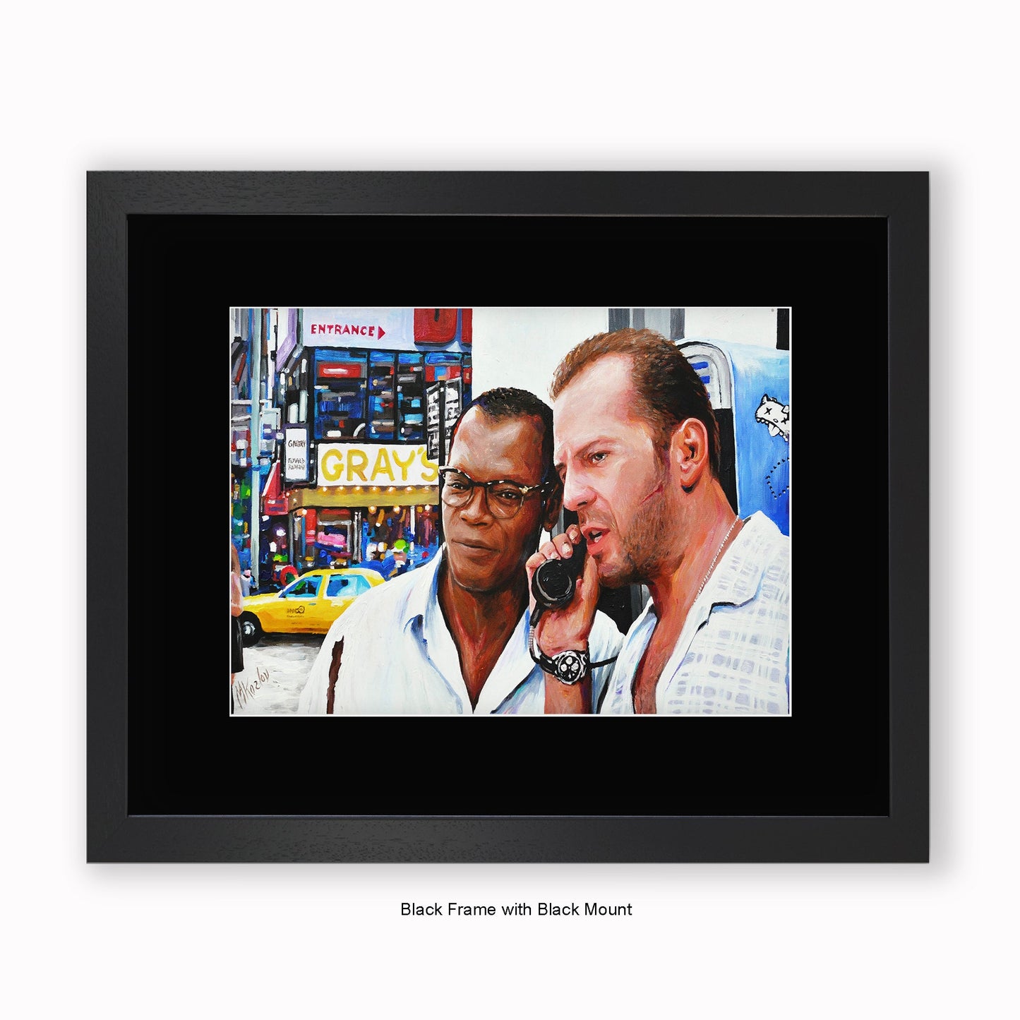 Die Hard - Mounted & Framed Art Print