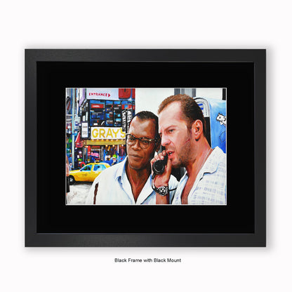 Die Hard - Mounted & Framed Art Print