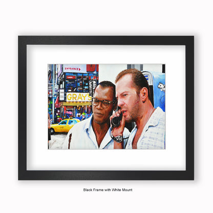 Die Hard - Mounted & Framed Art Print