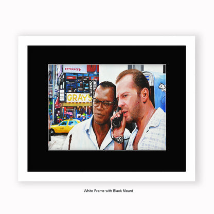 Die Hard - Mounted & Framed Art Print