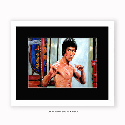 Bruce Lee - Mounted & Framed Art Print