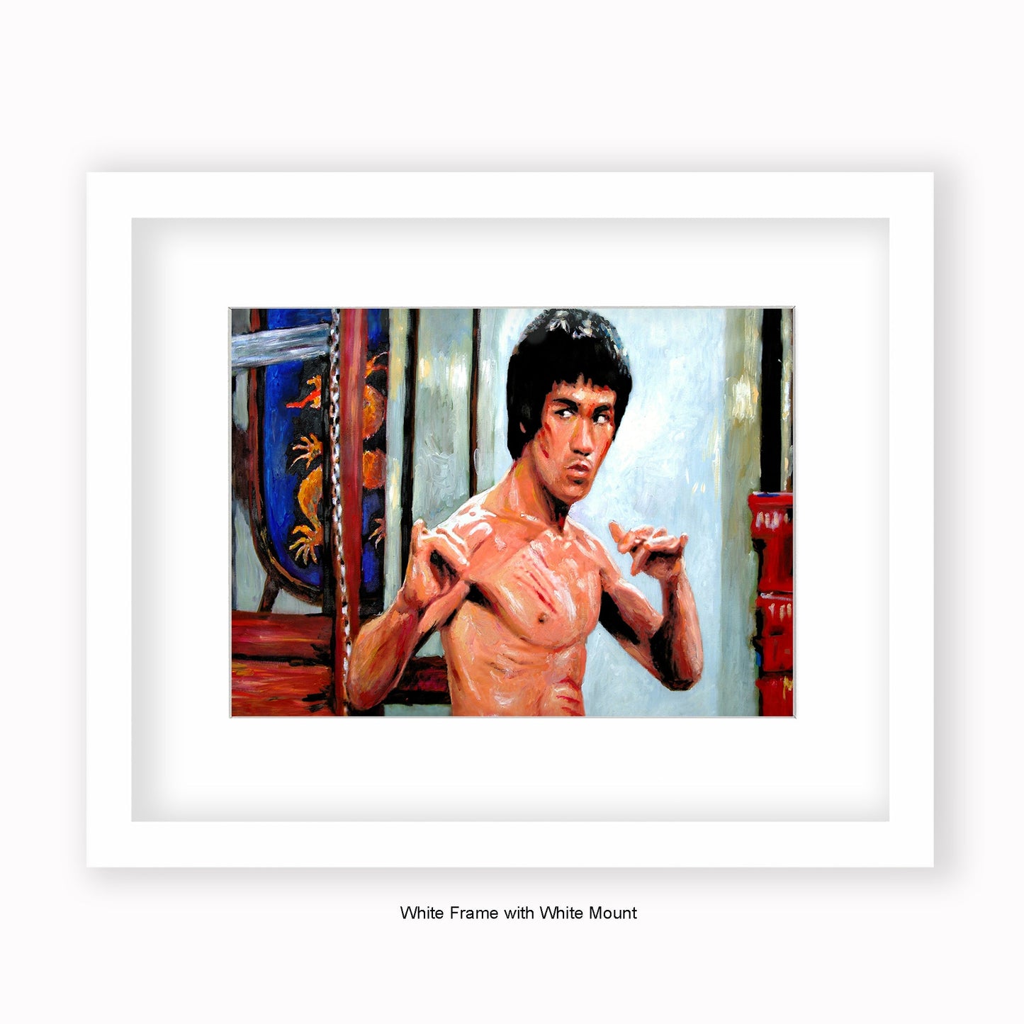 Bruce Lee - Mounted & Framed Art Print