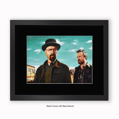 Breaking Bad - Mounted & Framed Art Print