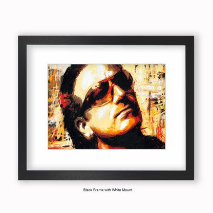 U2 - Bono - Mounted & Framed Art Print