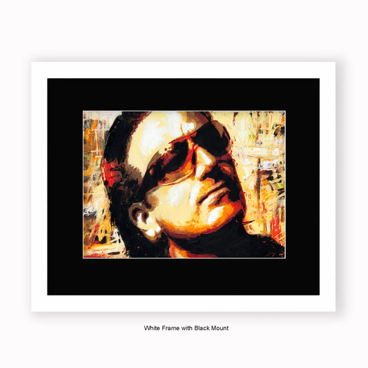 U2 - Bono - Mounted & Framed Art Print