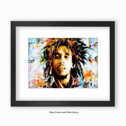 Bob Marley - Mounted & Framed Art Print