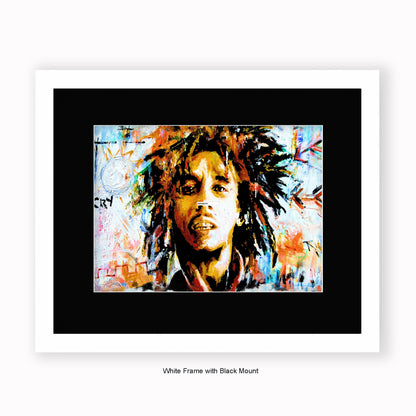 Bob Marley - Mounted & Framed Art Print
