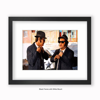 Blues Brothers - Mounted & Framed Art Print