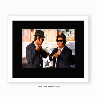Blues Brothers - Mounted & Framed Art Print