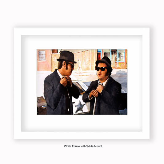 Blues Brothers - Mounted & Framed Art Print