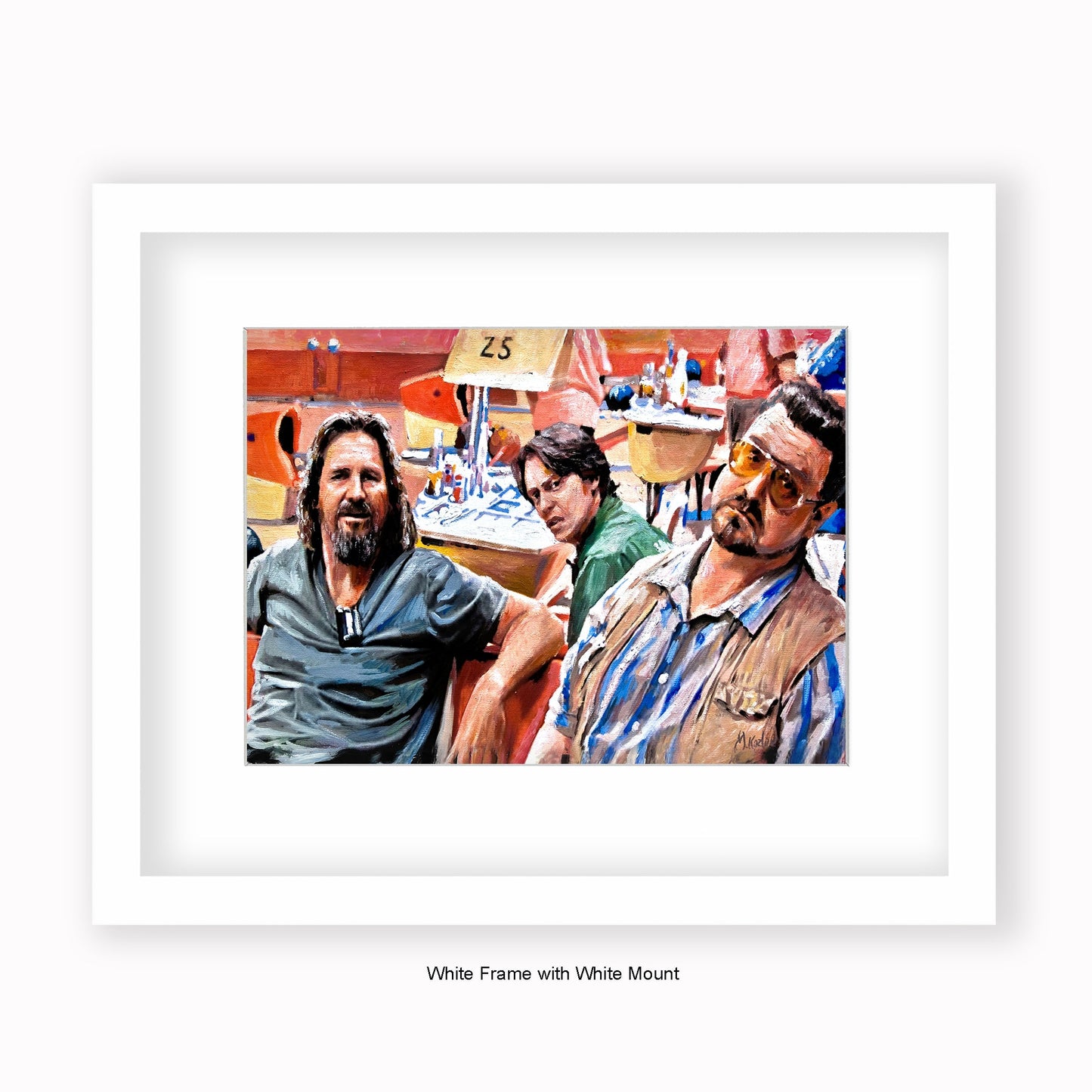 Big Lebowski - Mounted & Framed Art Print