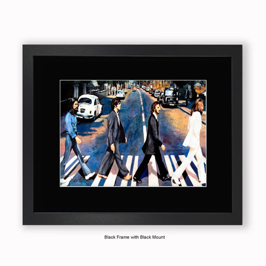 Beatles - Abbey Road - Mounted & Framed Art Print