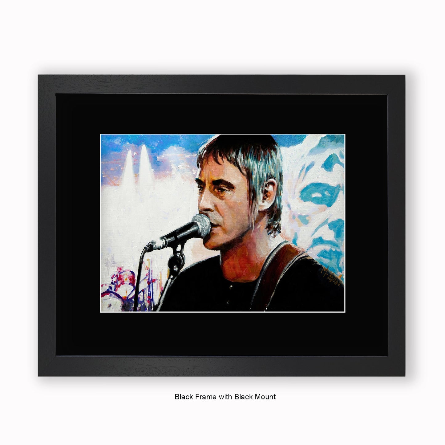 Paul Weller - Mounted & Framed Art Print