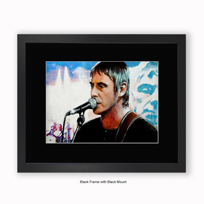 Paul Weller - Mounted & Framed Art Print