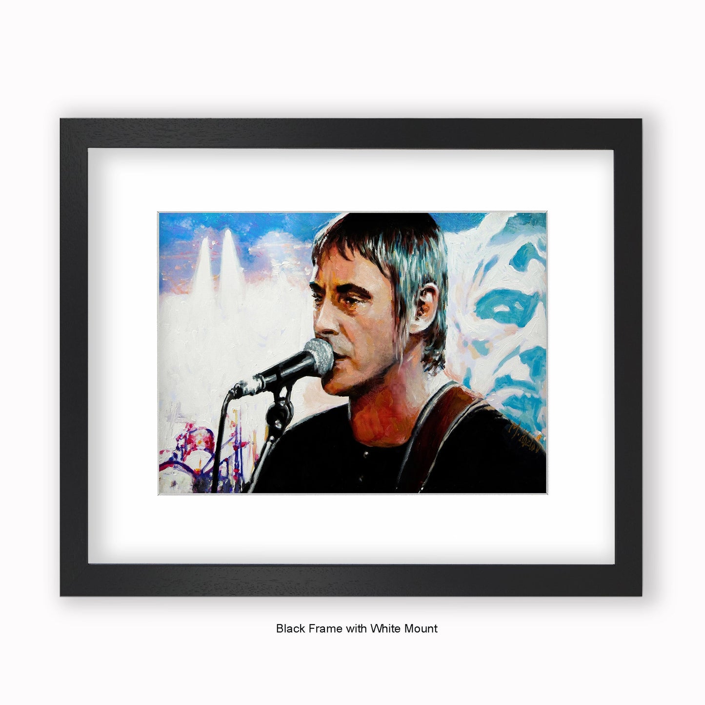 Paul Weller - Mounted & Framed Art Print