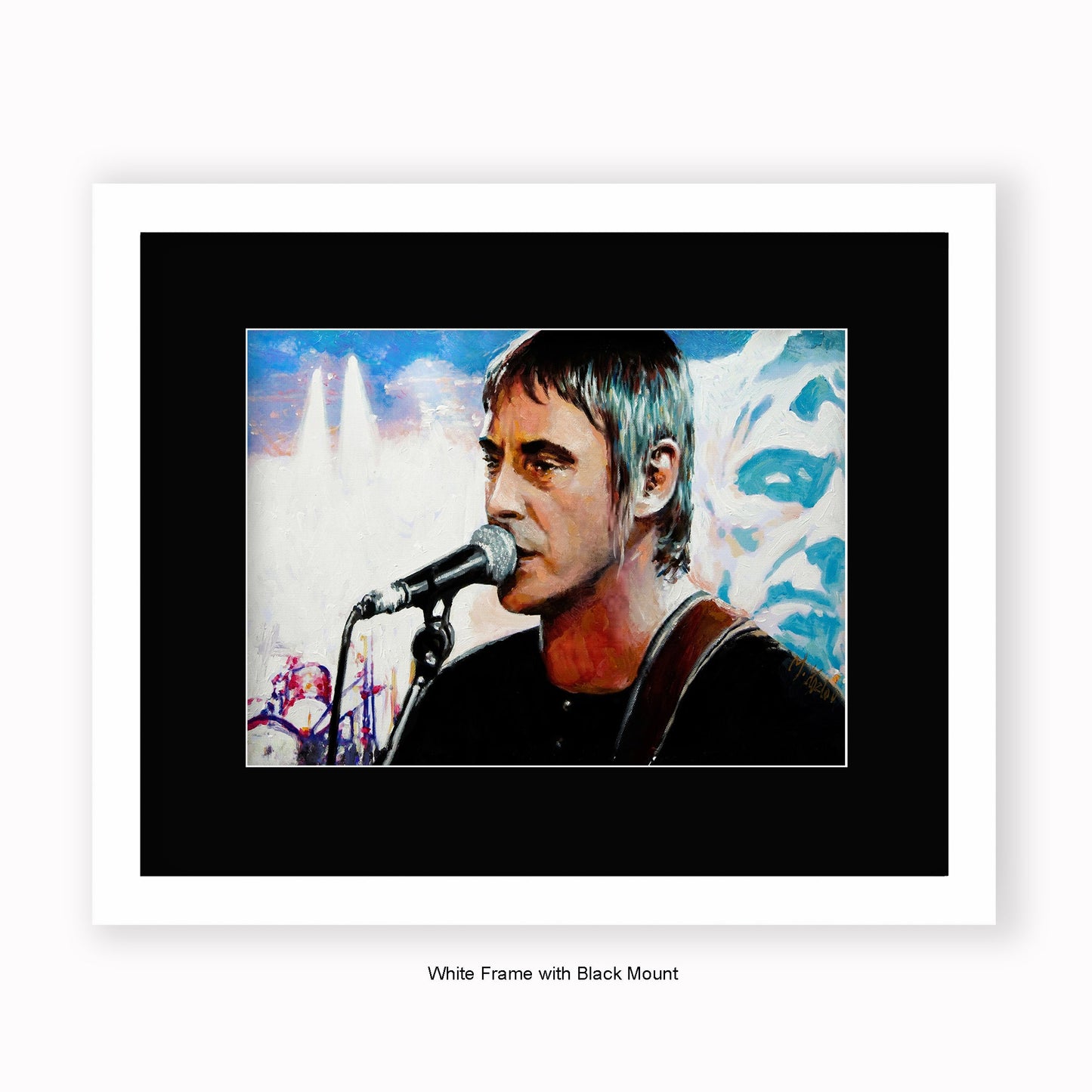 Paul Weller - Mounted & Framed Art Print