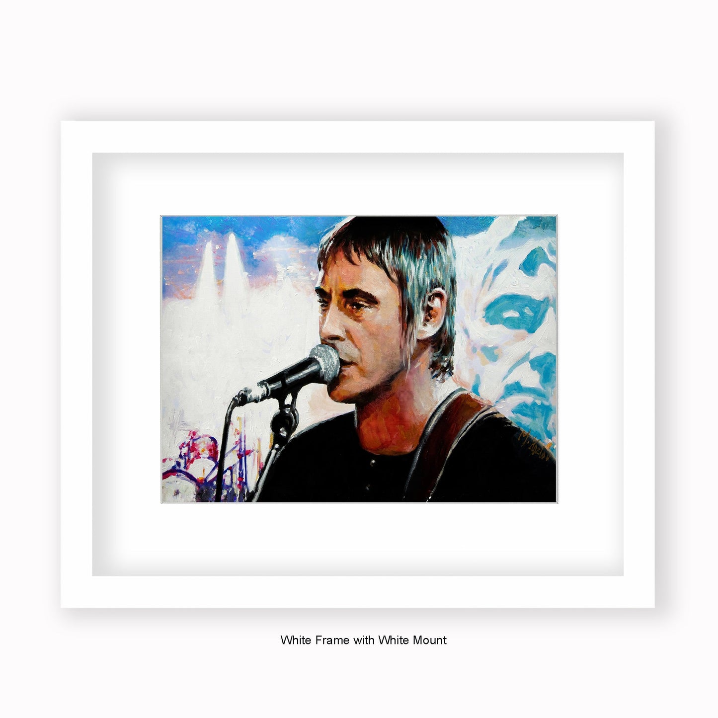 Paul Weller - Mounted & Framed Art Print