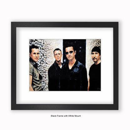 U2 - Band - Mounted & Framed Art Print