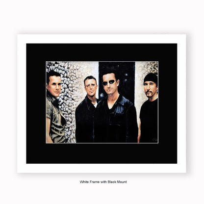 U2 - Band - Mounted & Framed Art Print