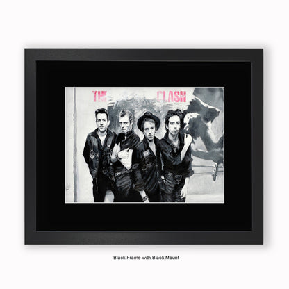 The Clash - Mounted & Framed Art Print