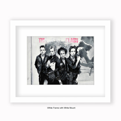 The Clash - Mounted & Framed Art Print