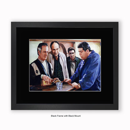Sopranos - Mounted & Framed Art Print